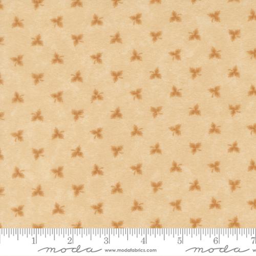 Flannel Season Tan Tonal Little Leaves