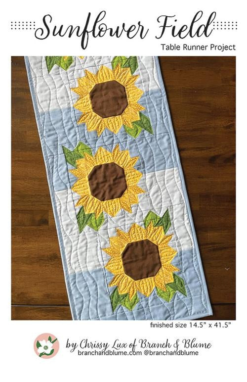Sunflower Field Table Runner