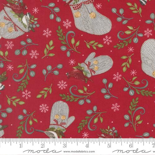 When Snow Falls Berry Red Winter Wear