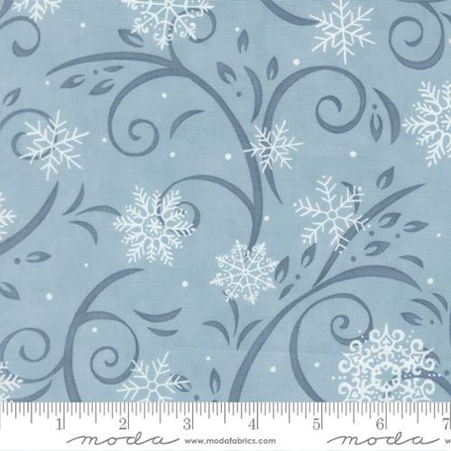 When Snow Falls Winter Sky Swirling Snowflakes