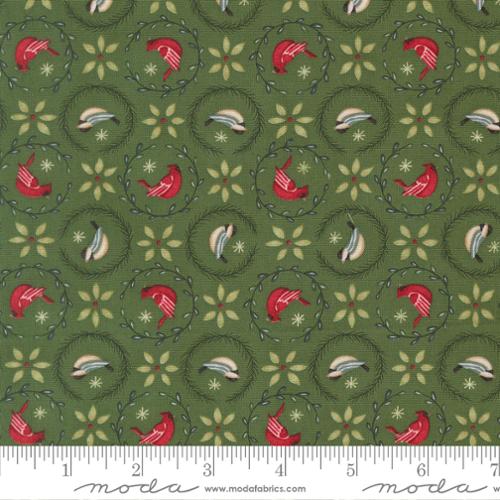 When Snow Falls Evergreen Tiny Birds In Wreaths