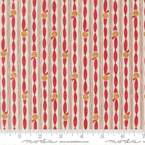 When Snow Falls Snowy White Jingle Bell Stripes