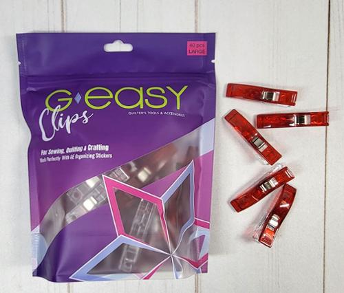 GEasy Organizing Clips Large Red
