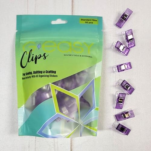 GEasy Organizing Clips Standard Purple