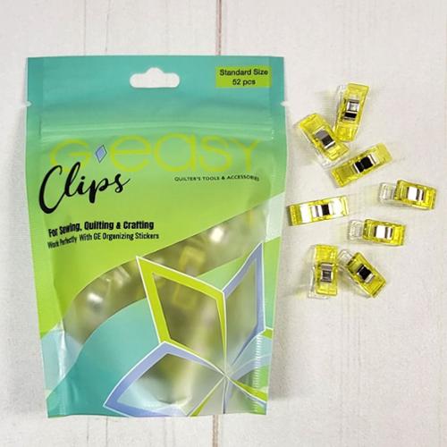 GEasy Organizing Clips Standard Yellow