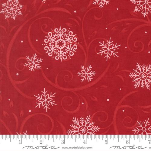 108" When Snow Falls Berry Red