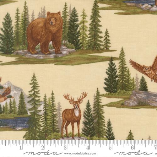 Northwoods Lodge Natural Allover Landscape