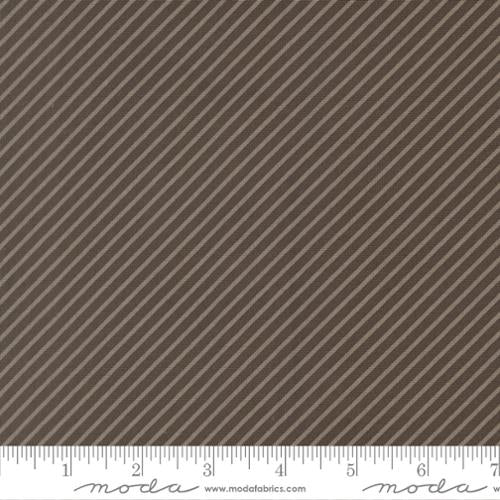 Birch and Willow Charcoal Stripe