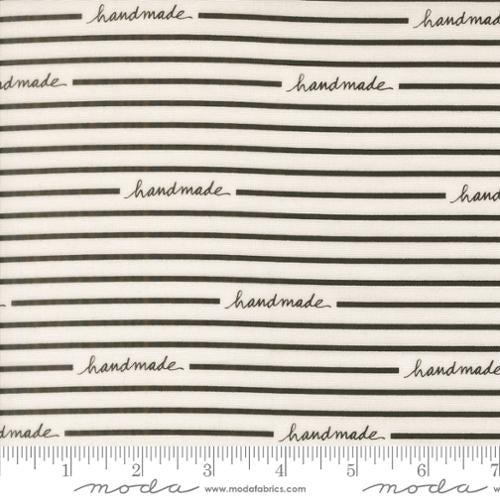 Makers Delight White Black Handmade Stripe