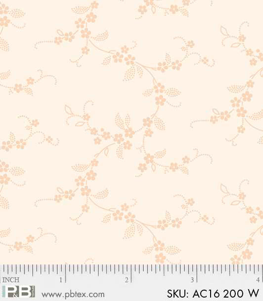 Apple Cider 16 Floral Vine Spaced