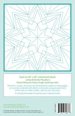 Wholecloth Quilting Ideas: Block 1 (Every Angle)