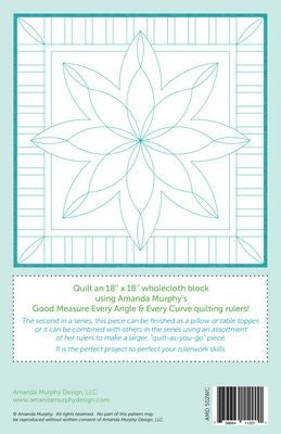 Wholecloth Quilting Ideas: Block 2 (Angle & Curve)