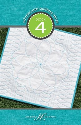 Wholecloth Quilting Ideas: Block 4 (Angle & Oval)