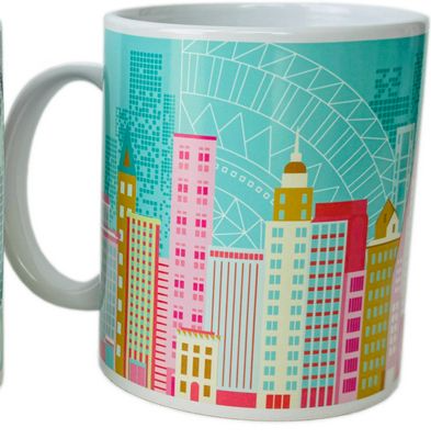 Amanda Murphy Cityscape Mug- Day