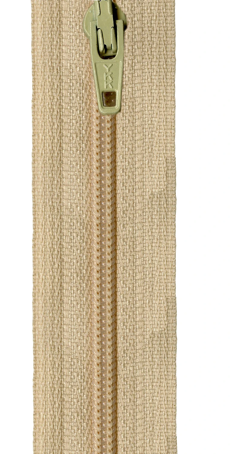 Atkinson Designs 14" Zipper, Straw