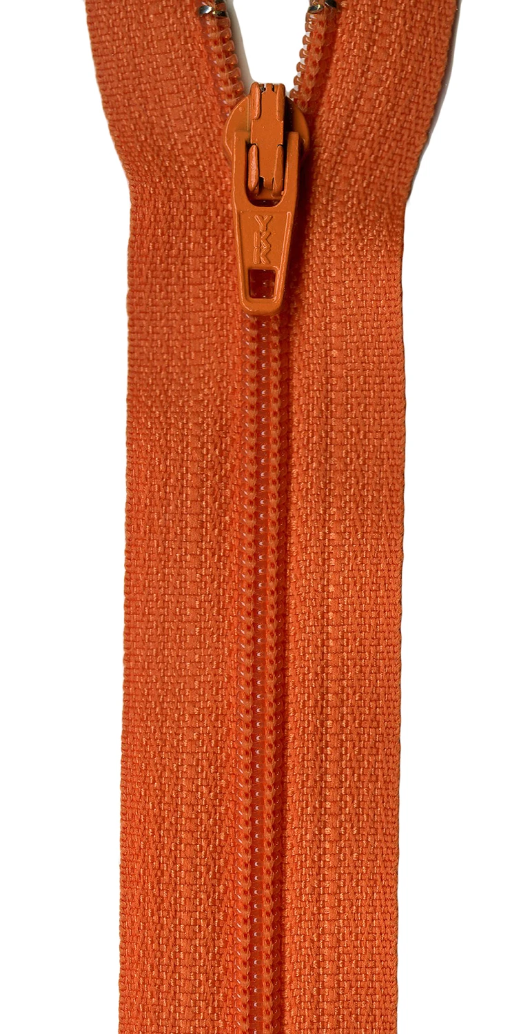 14in Size 3 Zipper Orange Peel