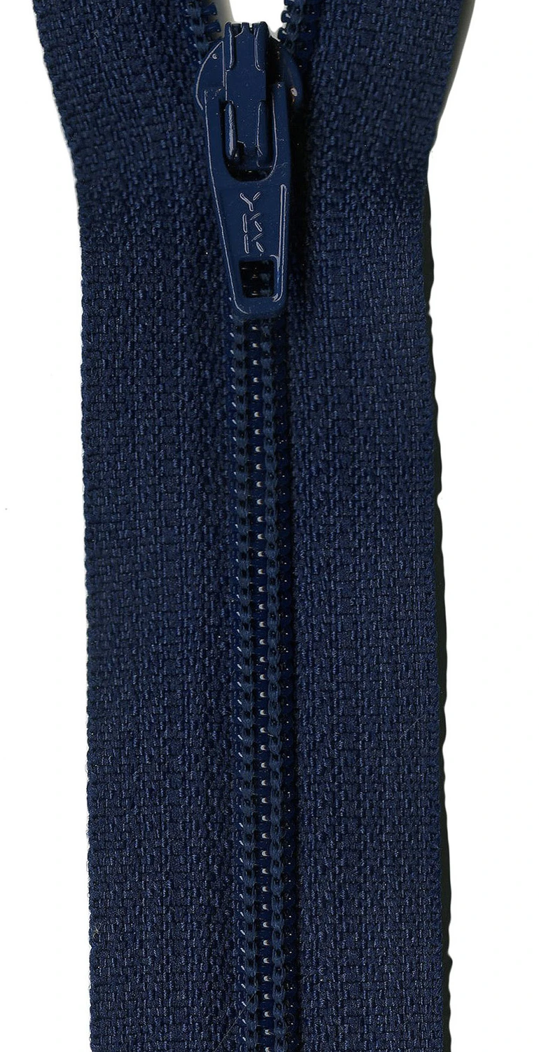 14in Size 3 Zipper Navy Blue