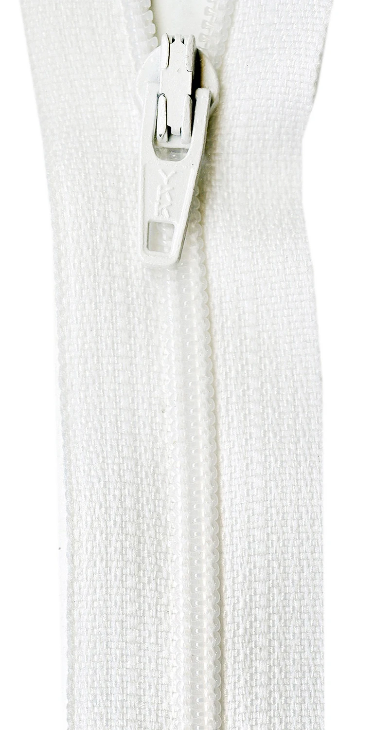 22in Size 3 Zipper Marshmallow