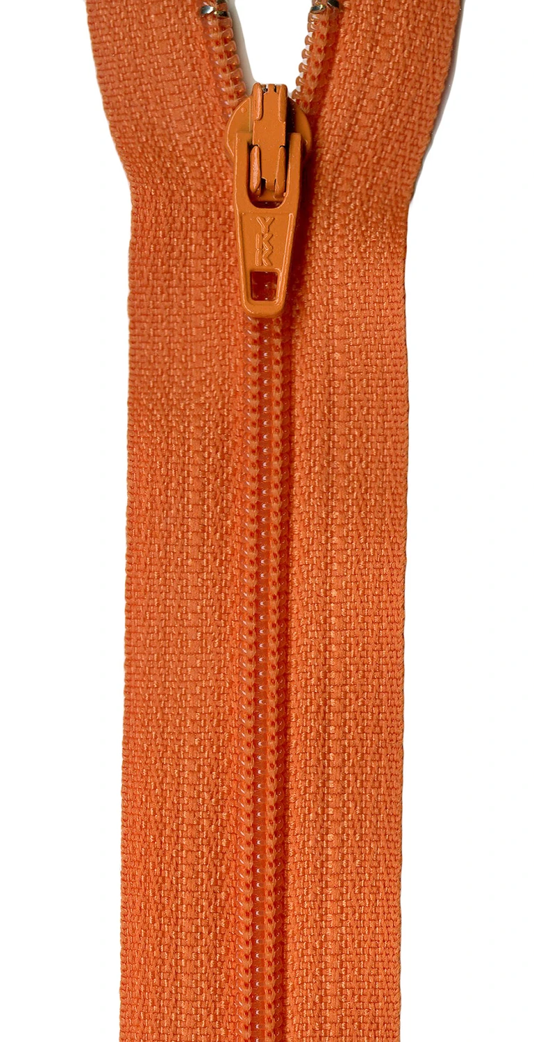 22in Size 3 Zipper Orange Peel