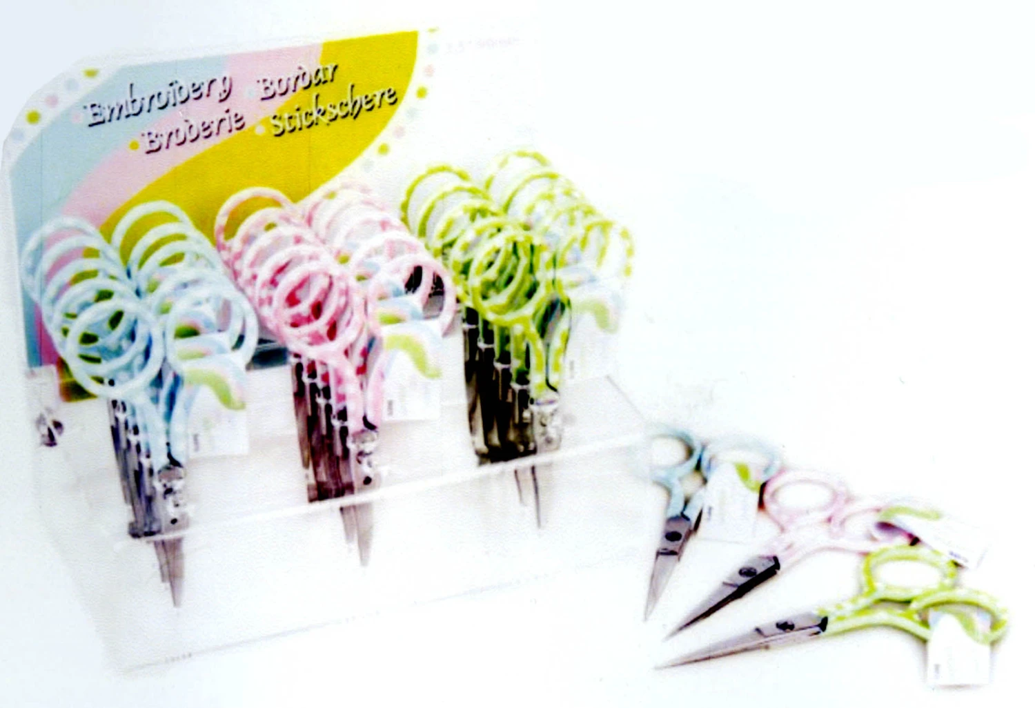 Polka Dots Petit Embroidery Scissor, Assorted