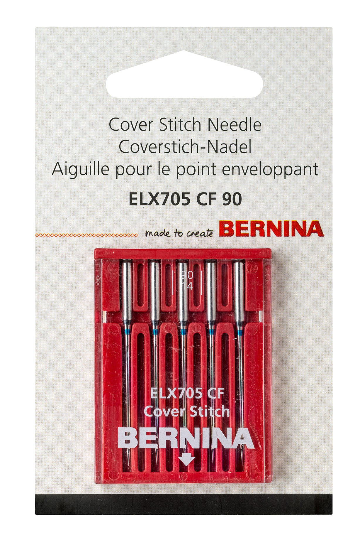 Needle, JLX2 Cover Stitch, 90/14 5PK
