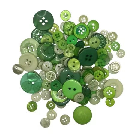 Haberdashery Green Buttons