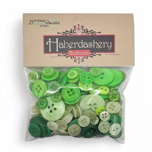 Haberdashery Green Buttons