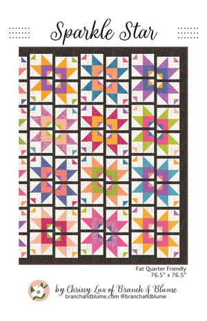 Sparkle Star Quilt pattern by Branch & Blume