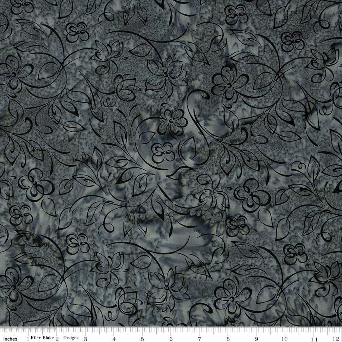 Batiks Achromatic Dance Harbor Gray