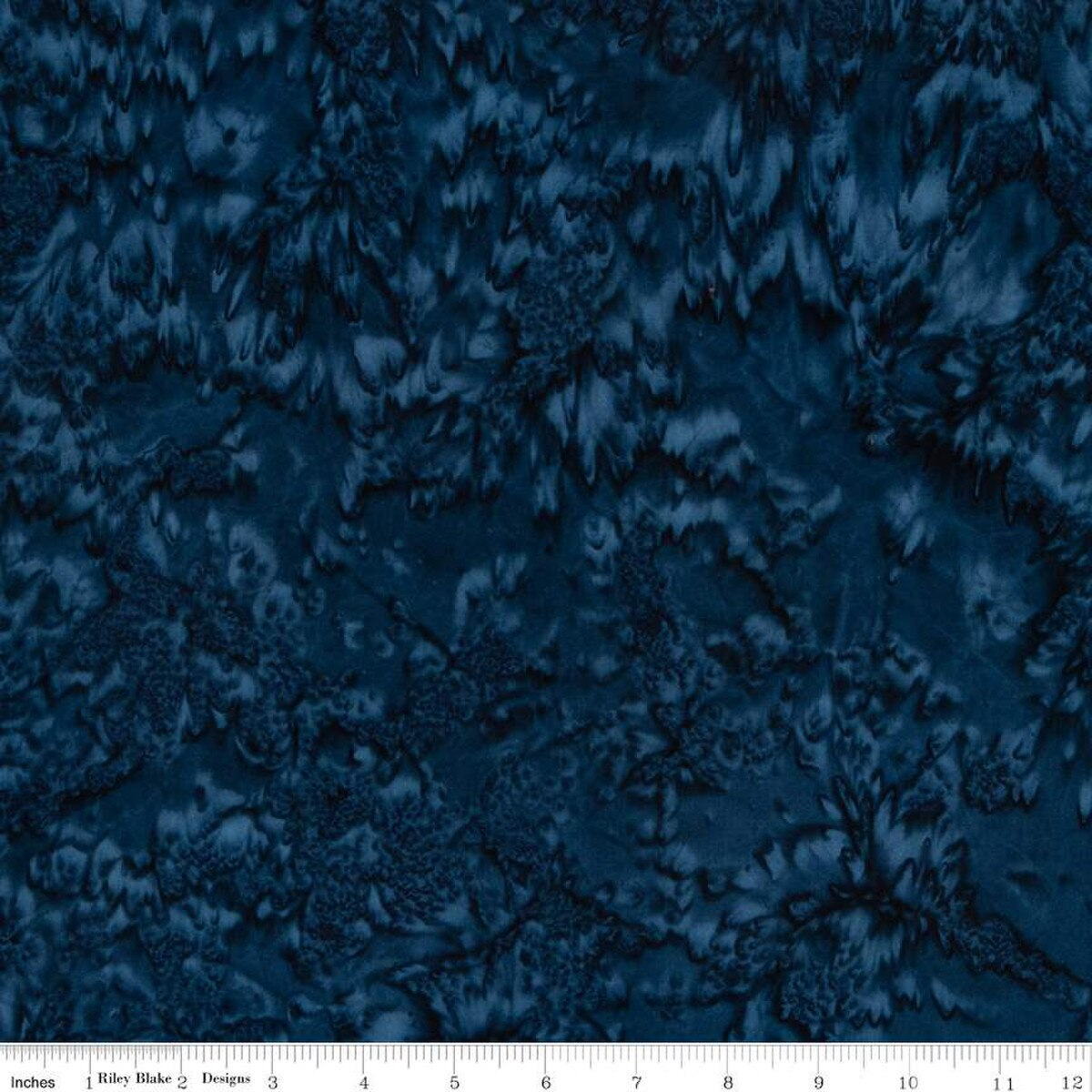 108" Batiks Hand-Dyes Dark Blue