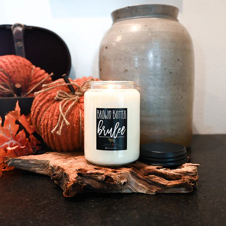Brown Butter Brulee Candle | 26 oz Farmhouse Jar
