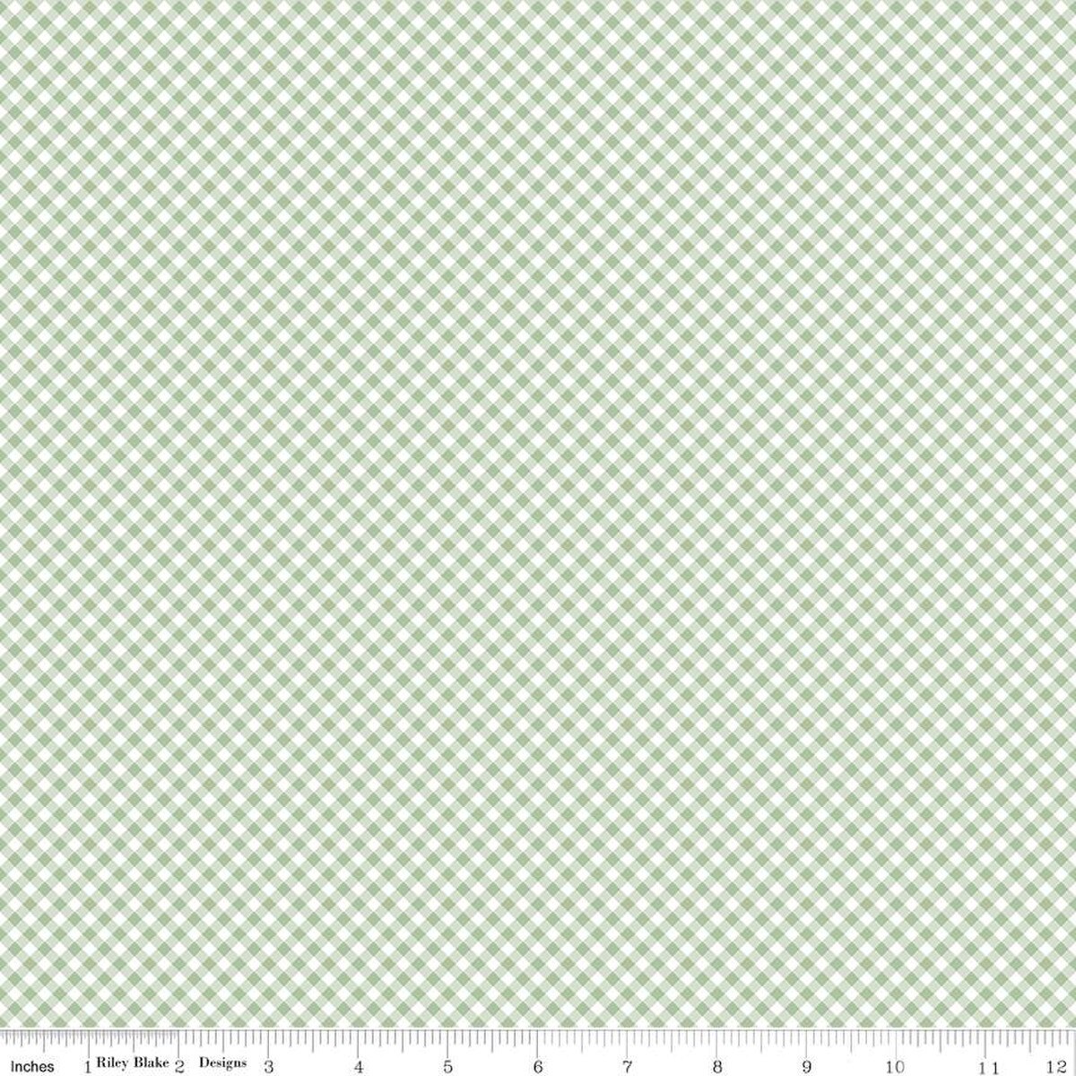 Baby Girl Gingham Green
