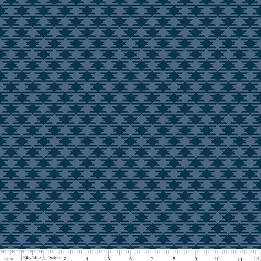 Denim & Daisy Gingham Oxford Blue