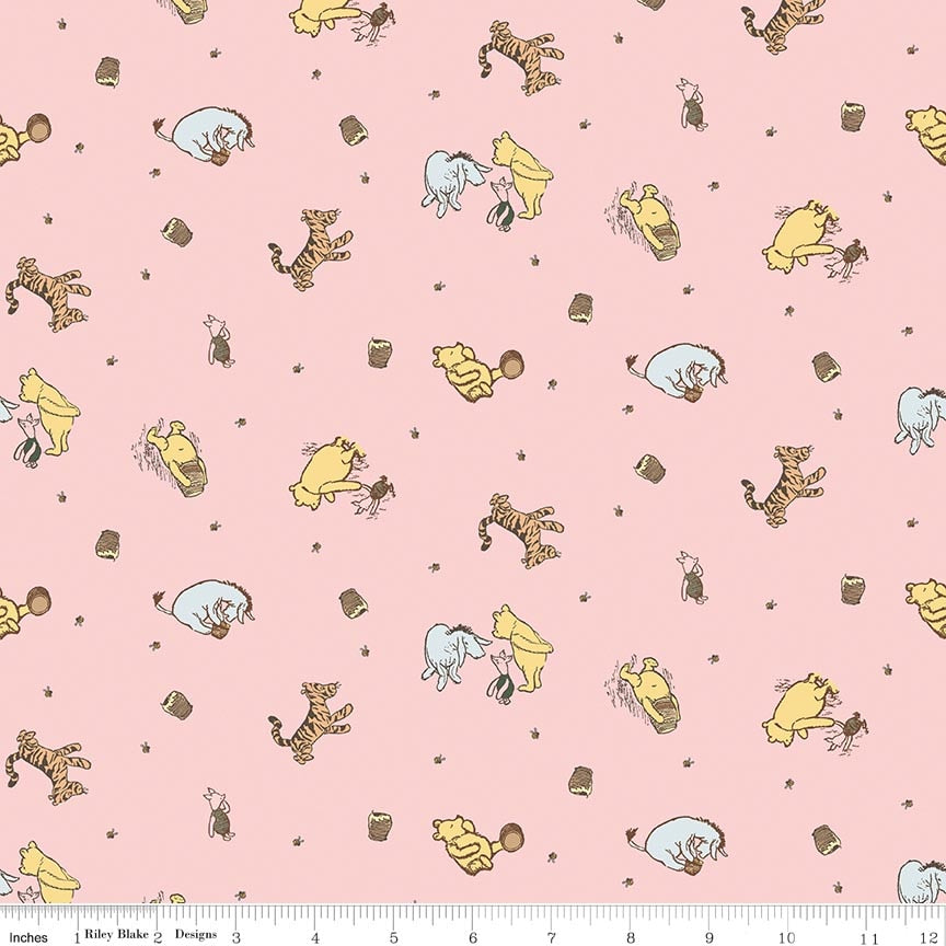 Winnie-the-Pooh Baby Character Toss Pink