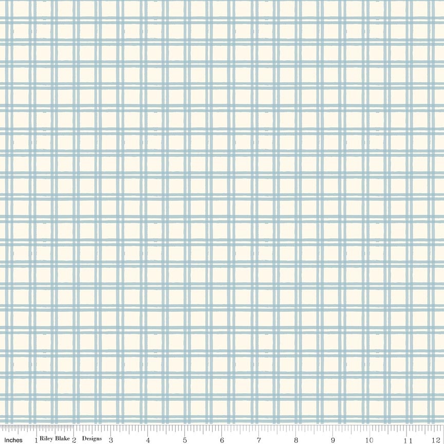 Winnie-the-Pooh Baby Plaid Blue