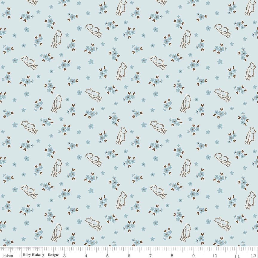 Winnie-the-Pooh Baby Ditsy Blue