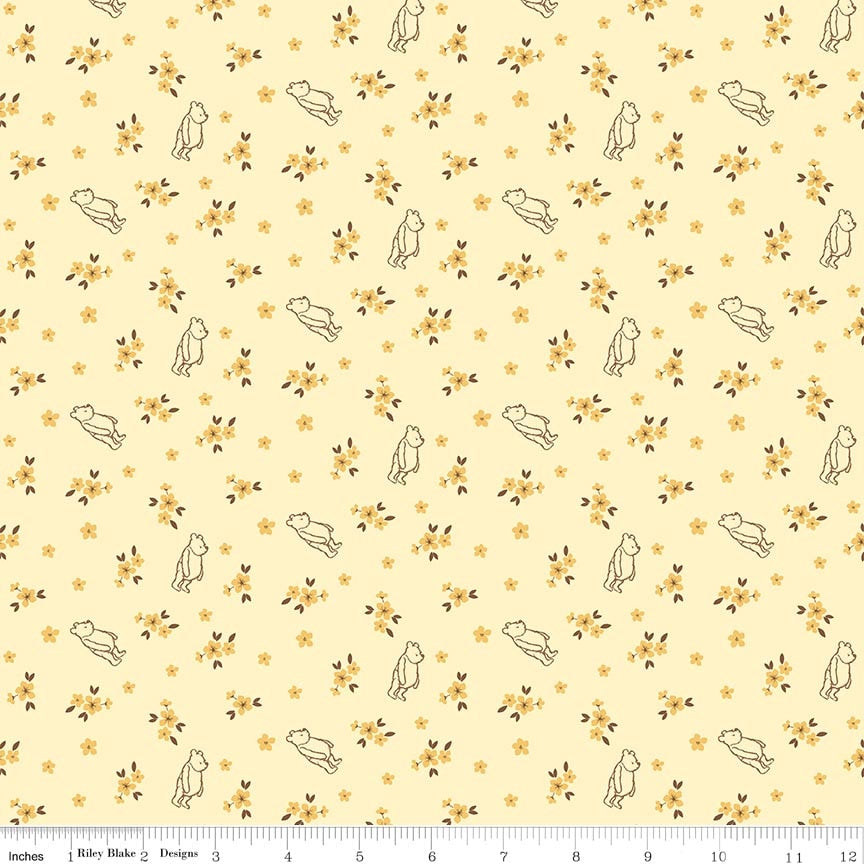 Winnie-the-Pooh Baby Ditsy Yellow