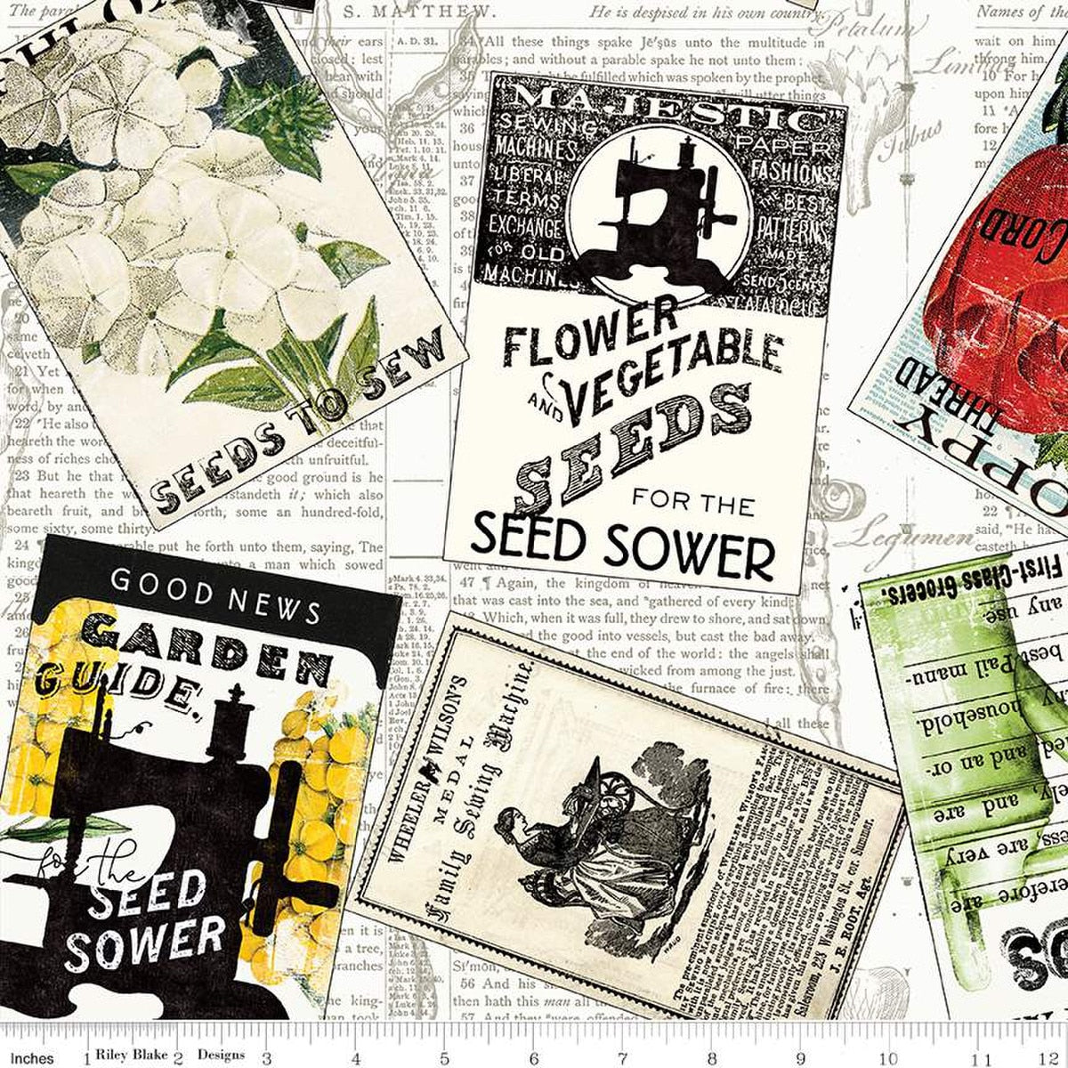Sewing Seeds III Seed Packs Toss White