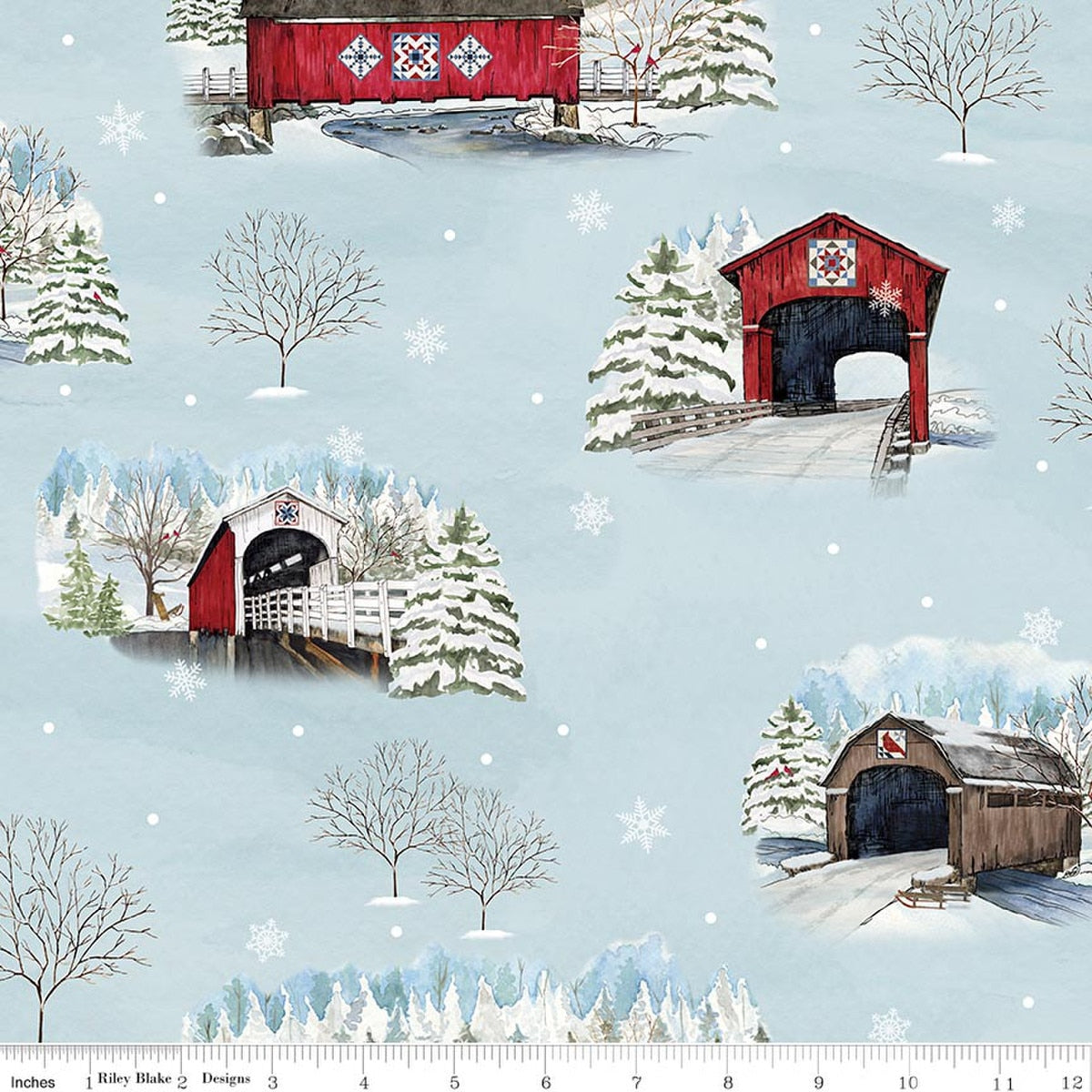 Covered Bridges in Winter Main Iceberg