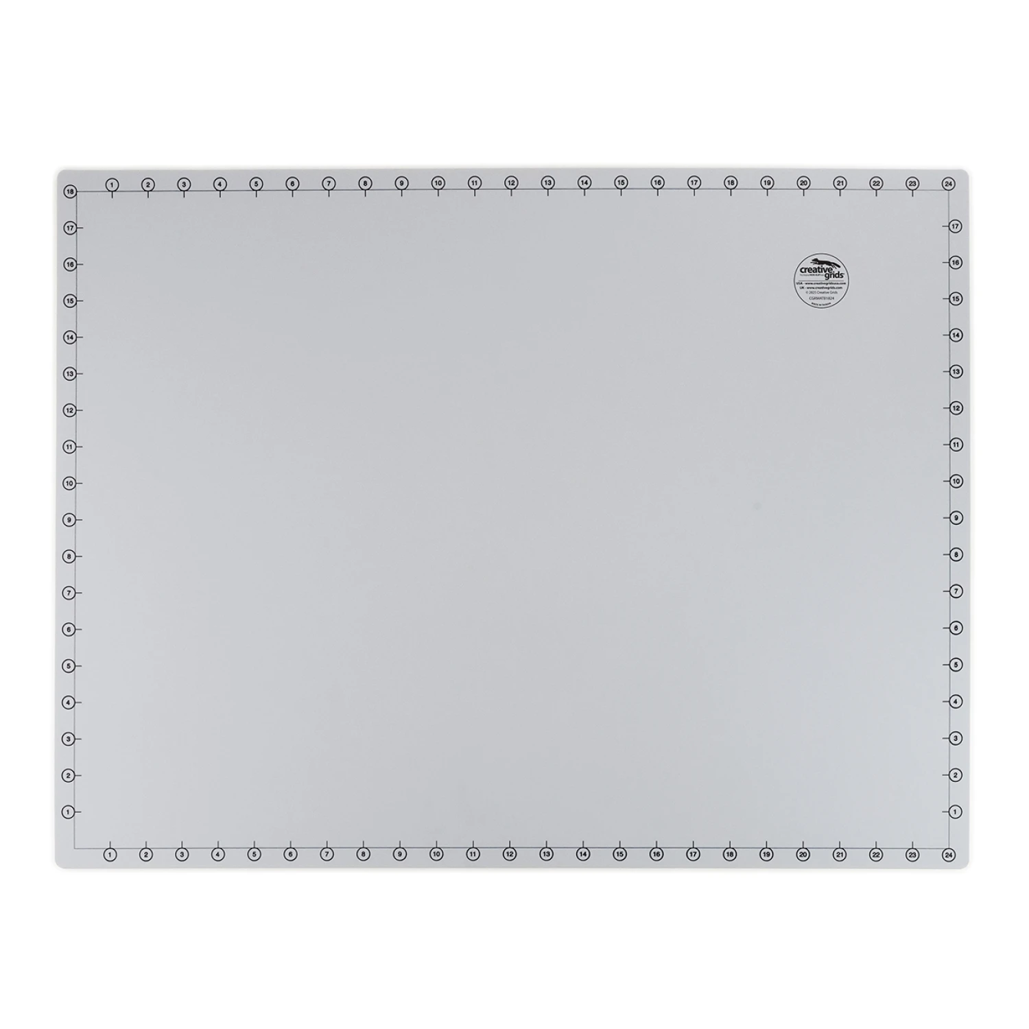 Creative Grids Self-Healing Grid-Free Rotary Cutting Mat 18in x 24in