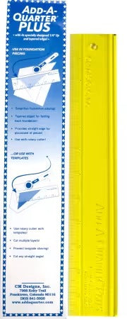 Add A Quarter Ruler 12in Plus