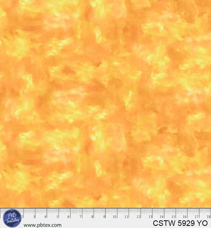 108" Color Stories Watercolor Yellow Orange