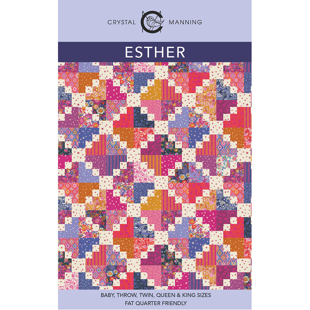 Esther quilt pattern by Crystal Manning, CMA 894