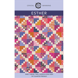 Esther quilt pattern by Crystal Manning, CMA 894