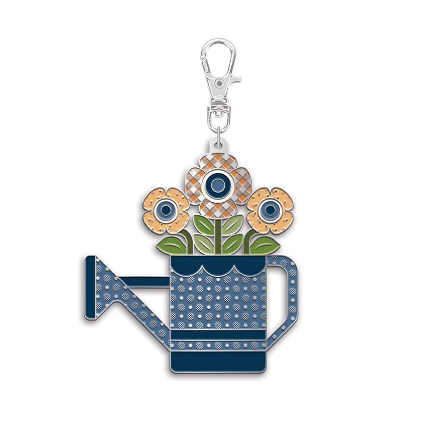 Lori Holt Enamel Happy Charm Watering Can