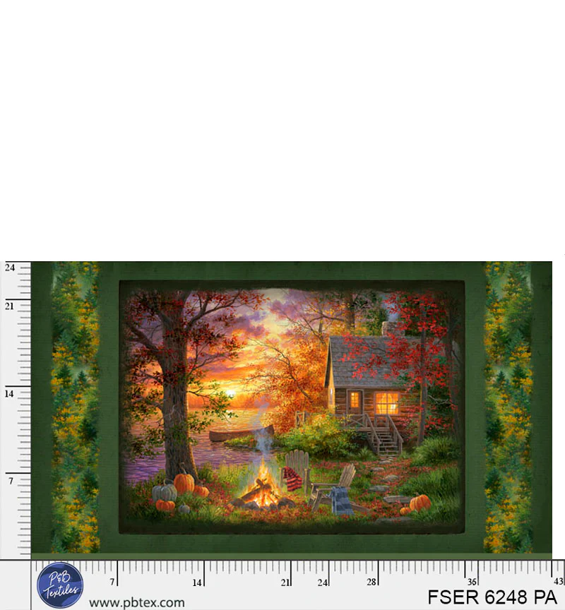 Fireside Serenity Sunset Serenity Panel 24"