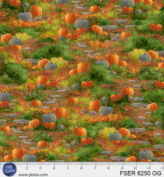 Fireside Serenity Pumpkin Allover