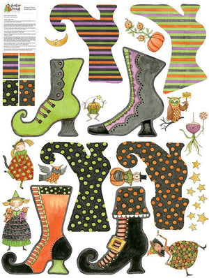 Ghoul Friends Witches' Boots Felt Panel
