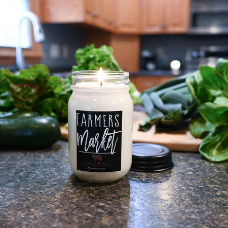 Farmers Market Candle | 13 oz Mason Jar
