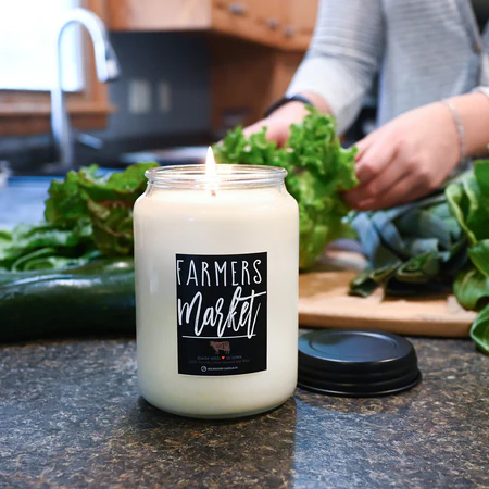 Farmers Market Candle | 26 oz Farmhouse Jar